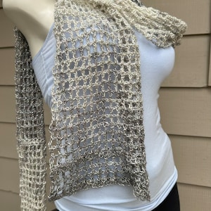 Silver Secrets Shawl