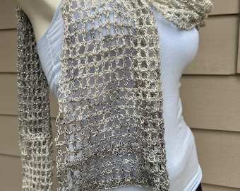 Silver Secrets Shawl