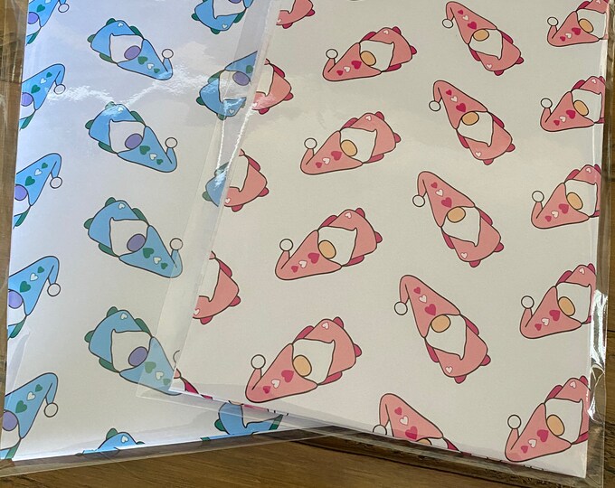 gonk christmas wrapping paper