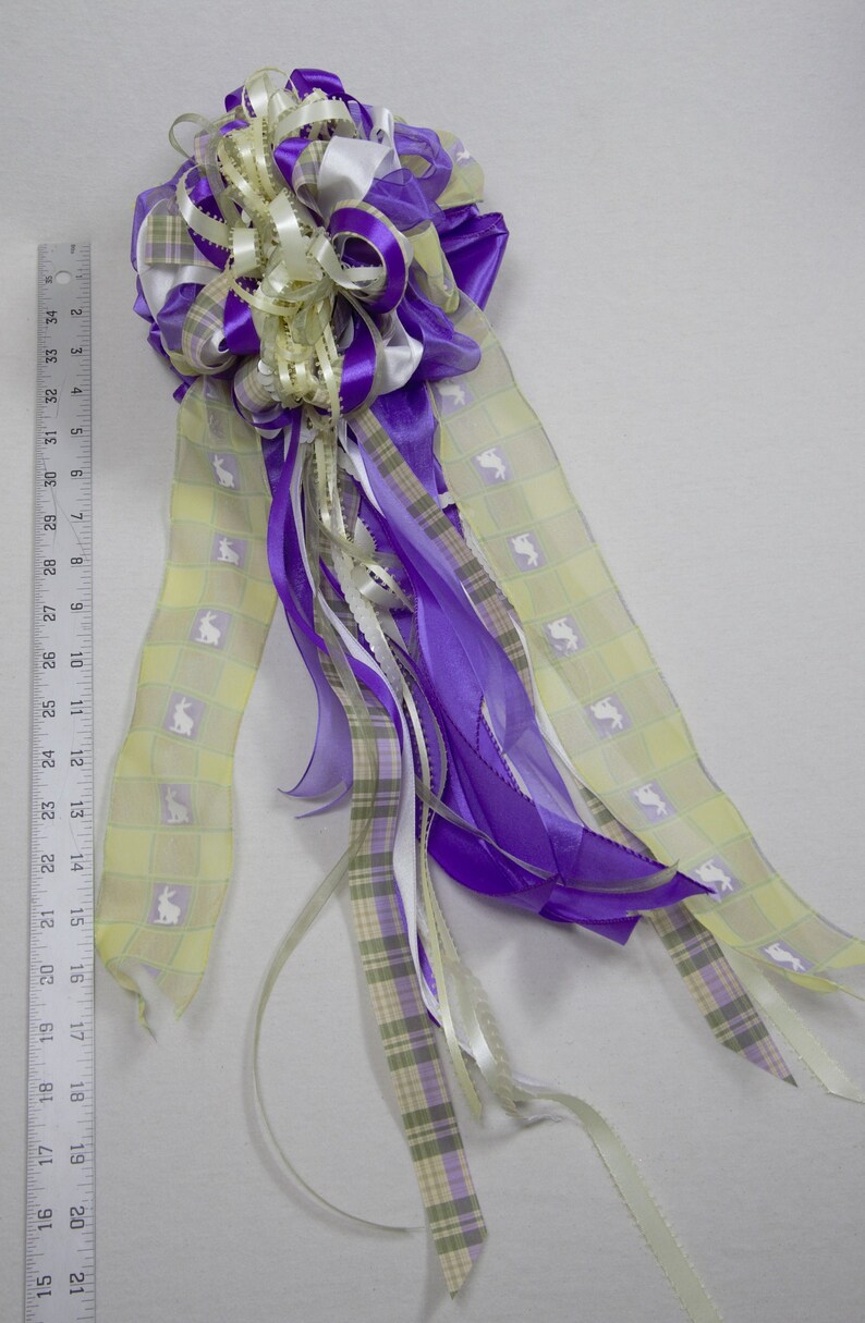 Easter Bow Front door Bow Wreath Bow Bunny bow Lantern Bow