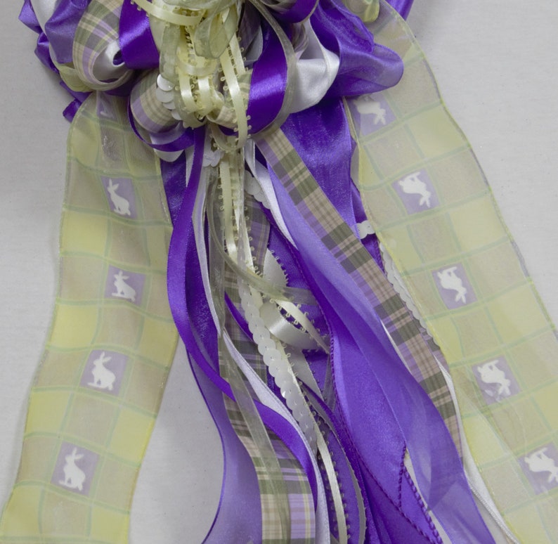 Easter Bow Front door Bow Wreath Bow Bunny bow Lantern Bow