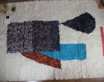Tapis marocains, tapis Azilal authentique, tapis noué à la main, tapis berbère, tapis Beni Ourain, tapis