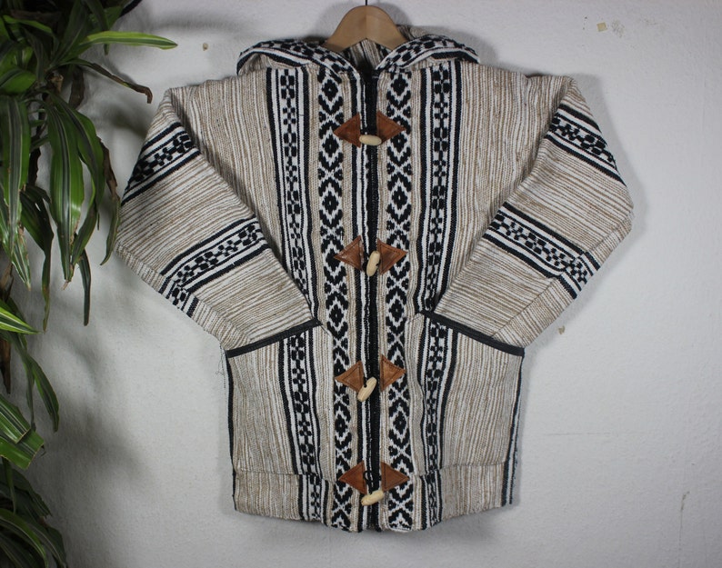 Veste berbère amazighe/ cardigan Djellaba/ vêtement boho fait main image 1
