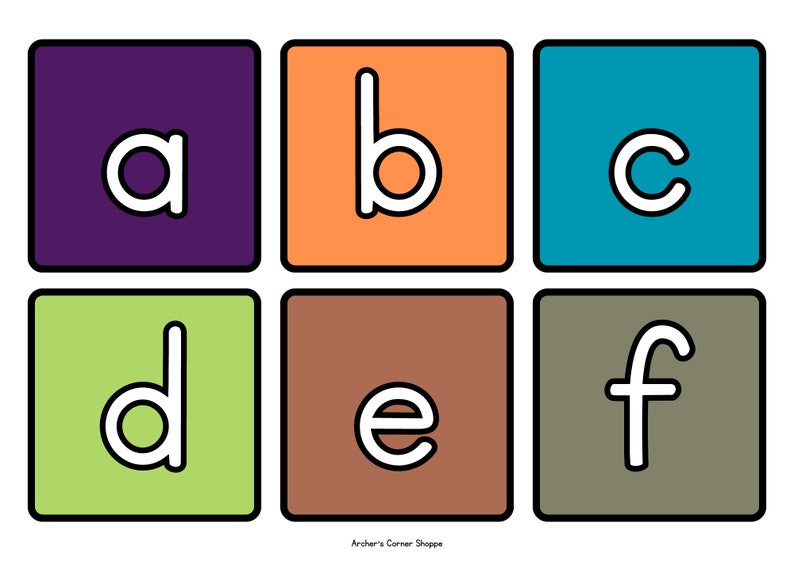 LEARN the ASL ALPHABET, Printable for Kids Etsy