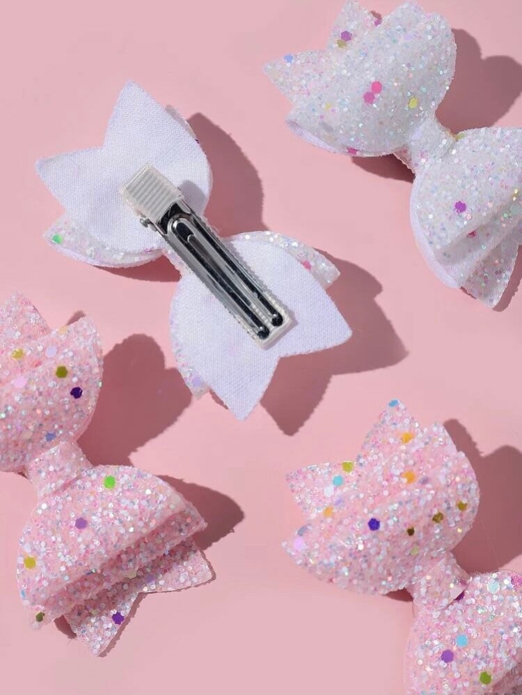 Dog Bow Hair Clip Glitter Clip Pet Bow Clip Rainbow Bow Etsy UK