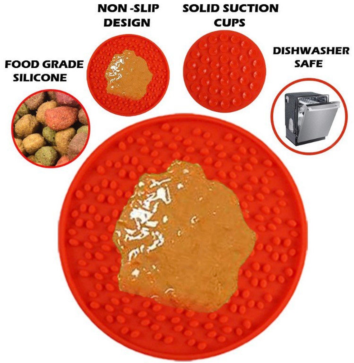 Dog Lick Mats Pet Licking Mat Lick Pad For Dogs Dog Etsy