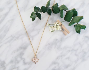 14k Gold Plated Marquise Necklace, Marquise Diamond Necklace, Minimalist Necklace, Minimalist Layer Necklace, Minimalist Statement Necklace