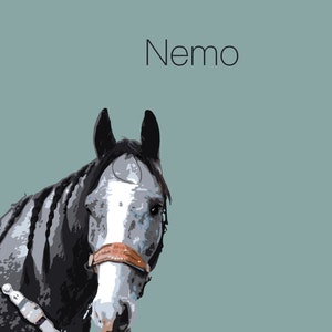 Custom Equine Paintings, horse portraits, equine art, horses, horse paintings, equine portraits, horse gift, Digital file only