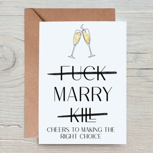 Bridal Shower Card, funny bridal shower card, wedding gift, bridal shower gift, funny wedding