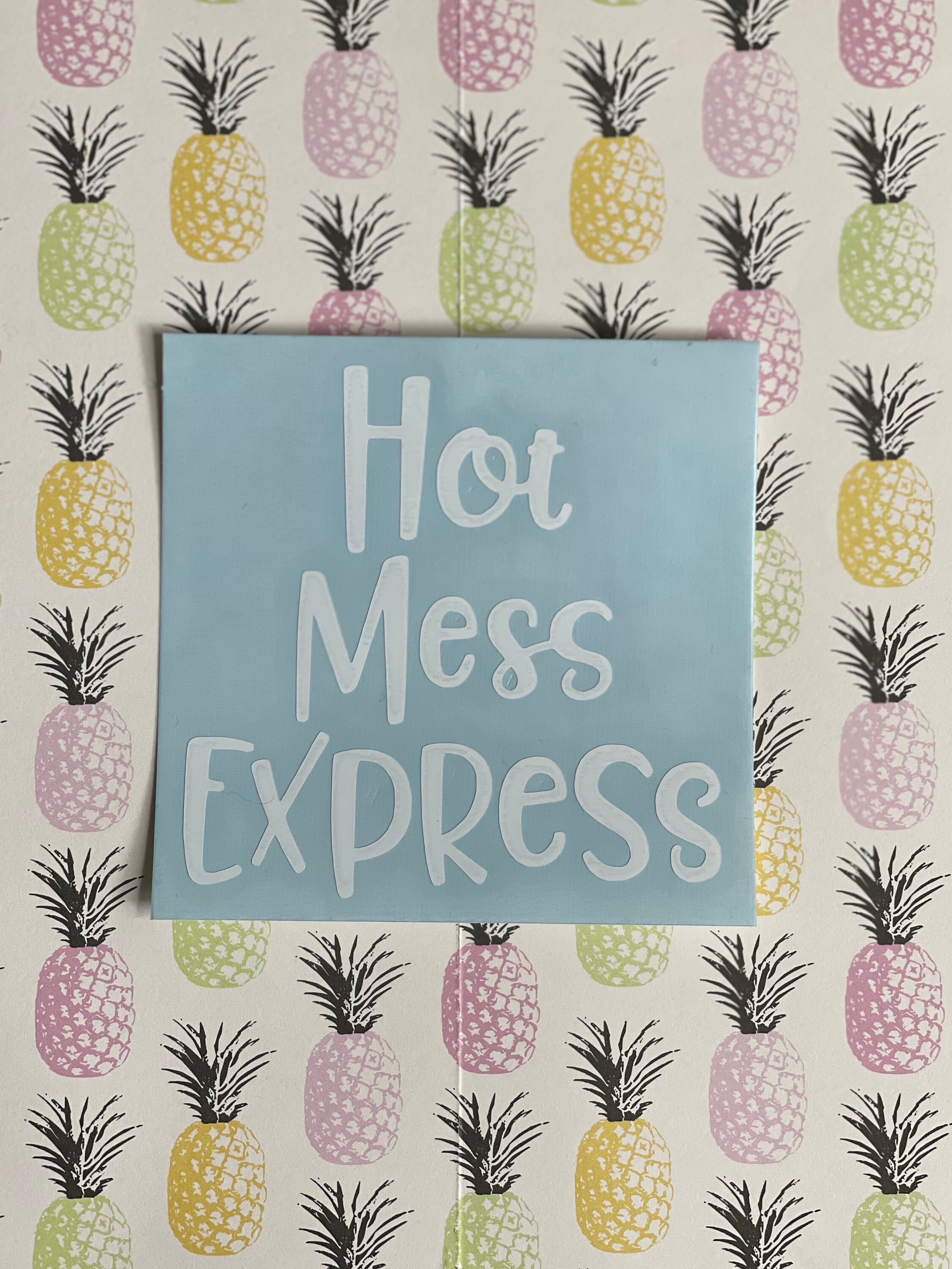 Hot Mess Express Decal/sticker - Etsy