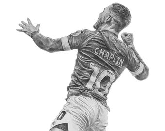 Conor Chaplin - Ipswich Town FC A4 Print