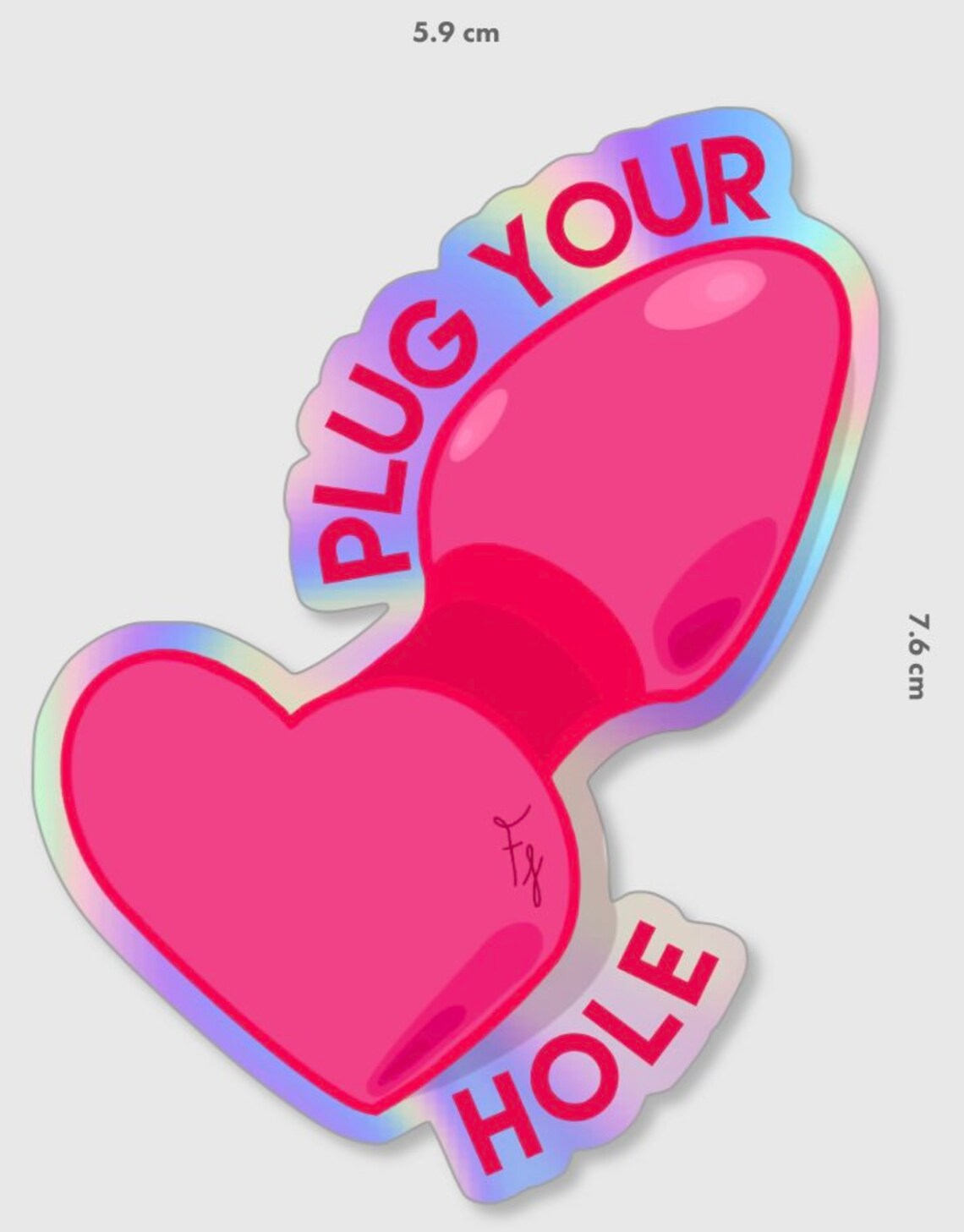 Sex Toy Feminist Holographic Sticker Bundle Etsy