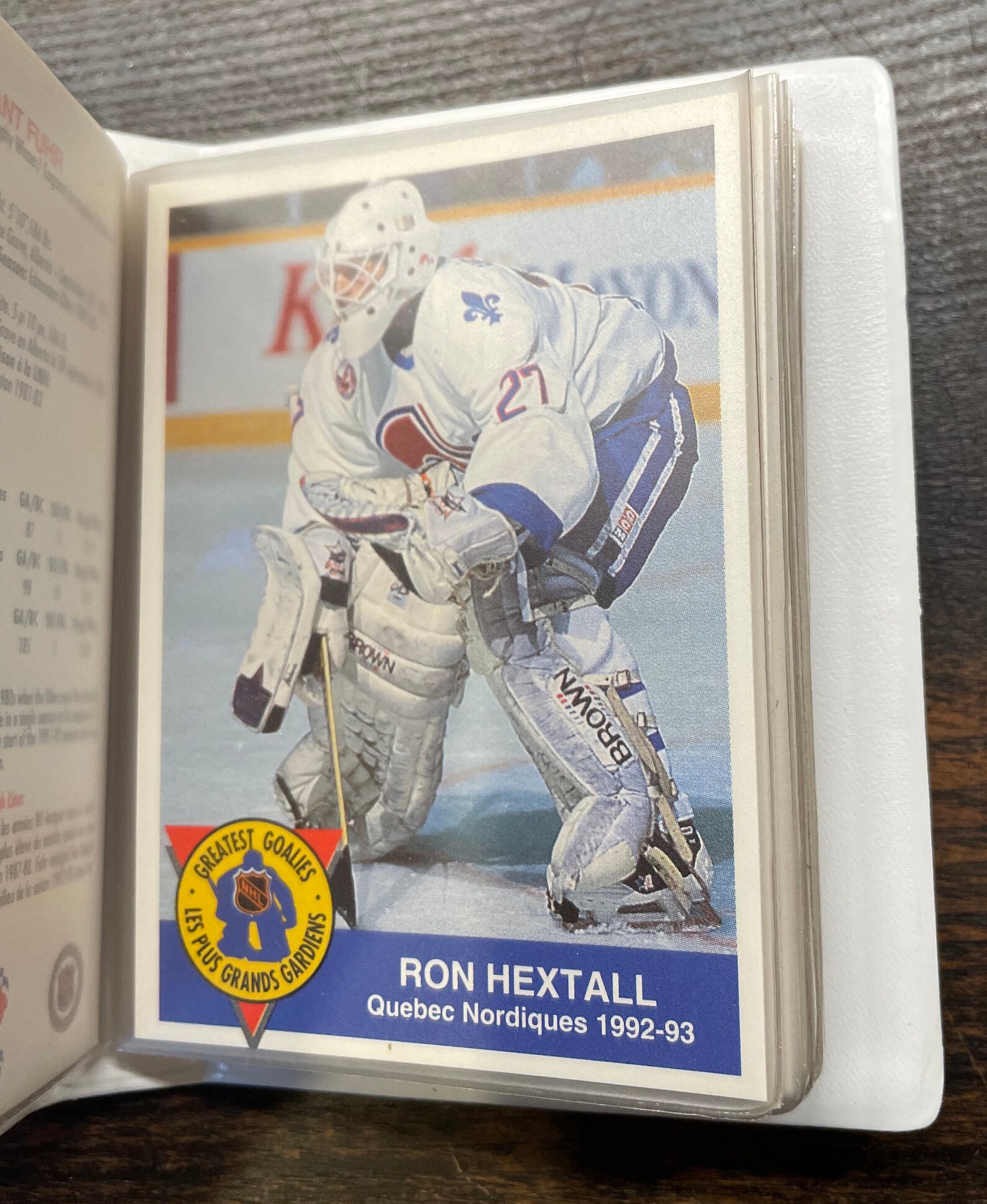 High Liner 19931994 Greatest Goalies Album & Complete Set of Hockey Cards Etsy