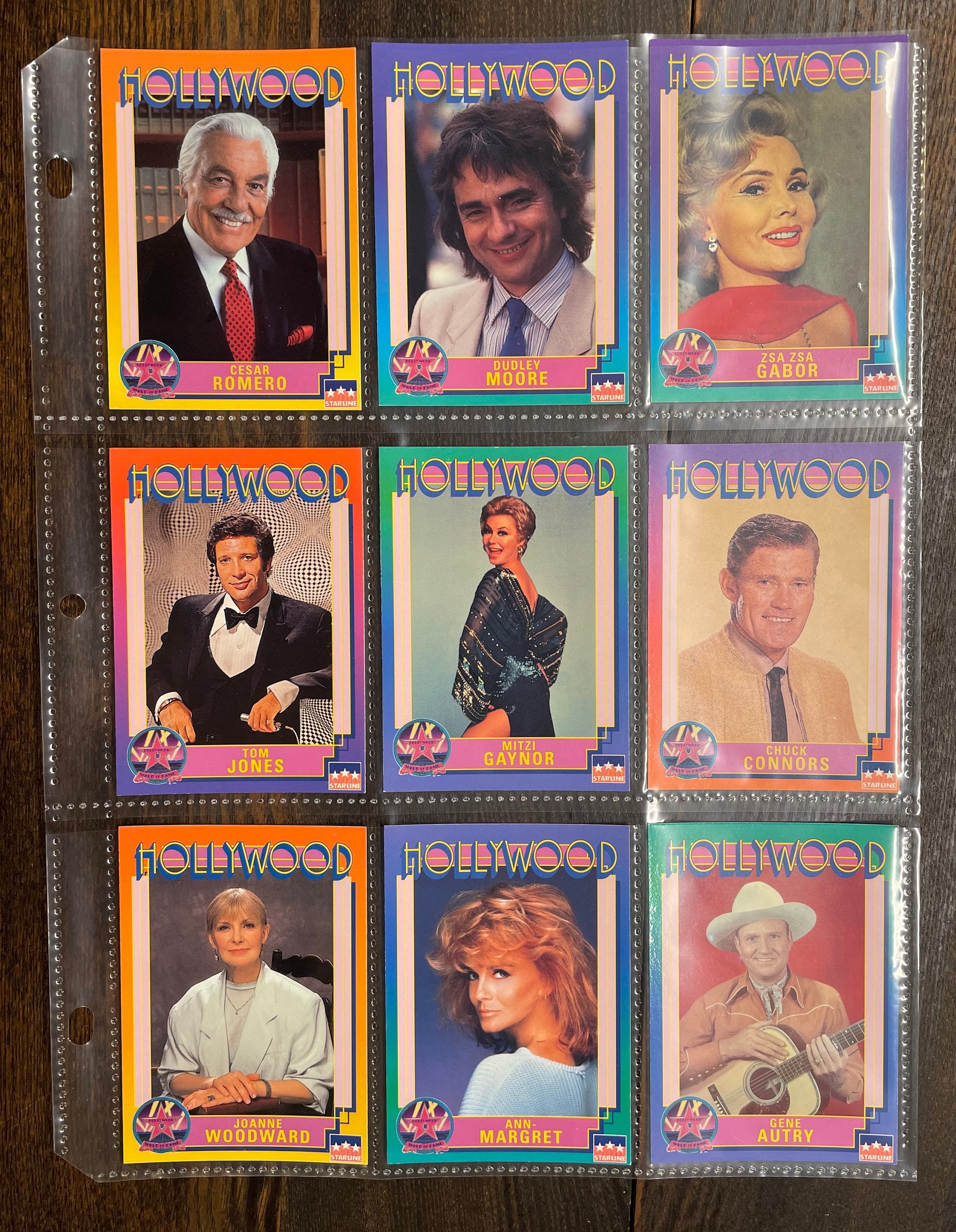 Collection of 72 Hollywood Walk of Fame Trading Cards 1991 Etsy