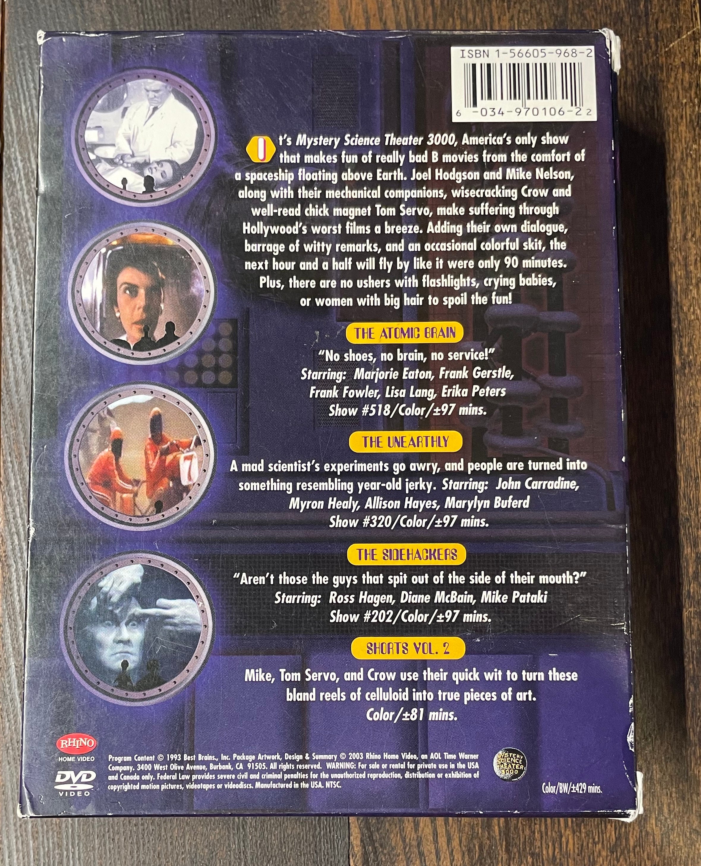 (未使用･未開封品)Live From the Rosemont Theatre [DVD] MST3K Mystery Science Theatre 3000 Vol. III, DVD Collection