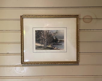 W.R. MacAskill signed Photograph // Northwest Arm, Halifax, NS // 13" x 11"