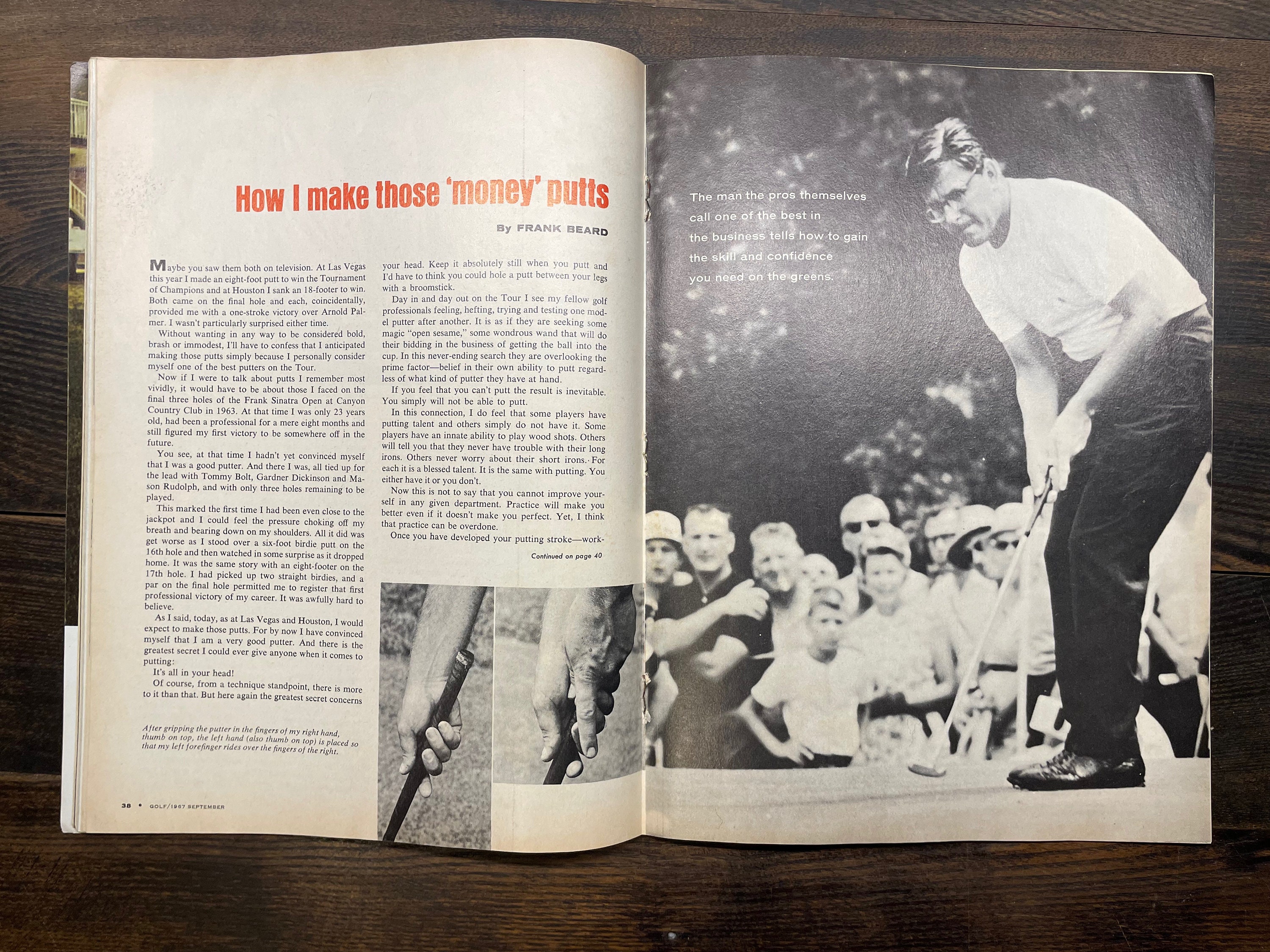 Vintage GOLF Magazine September 1967 vol. 9 No. 9 Worlds Etsy Australia