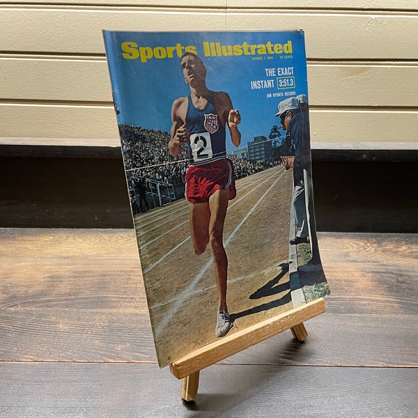 Vintage Sports Illustrated: August 1, 1966 (vol. 25, no. 5) The Exact Instant — Jim Ryun’s Record