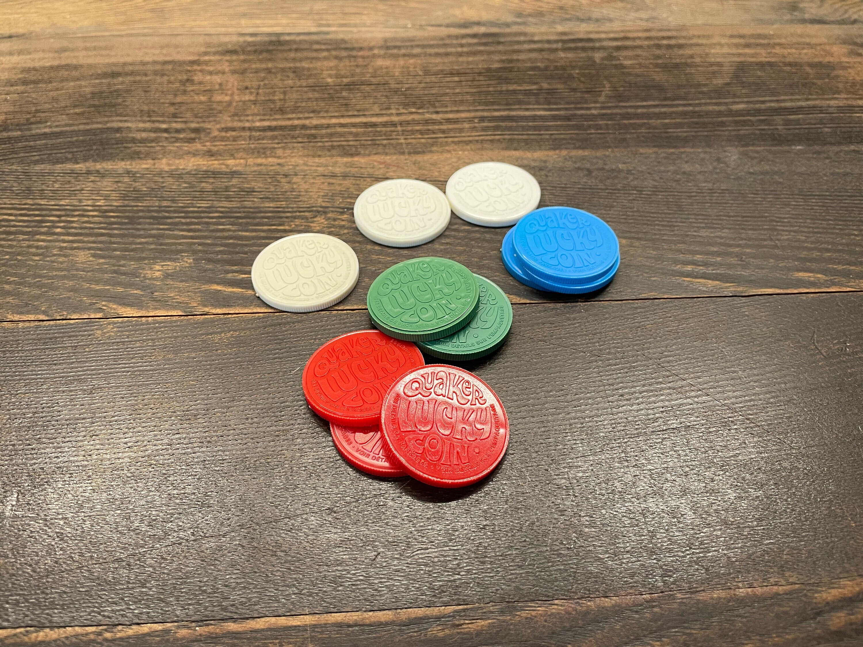 Collection of (12) Quaker Lucky Coins (c. 1968) Canada Breakfast