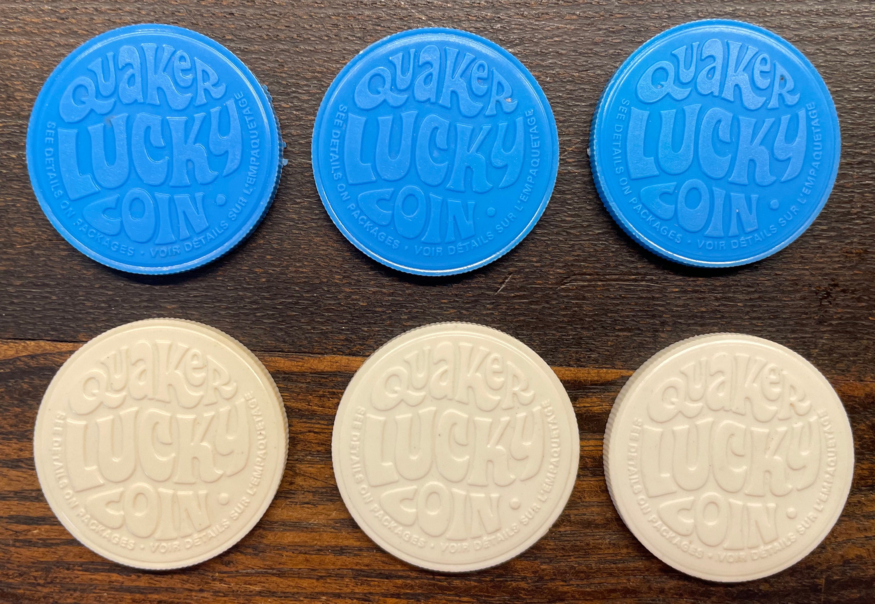 Collection of (12) Quaker Lucky Coins (c. 1968) Canada Breakfast