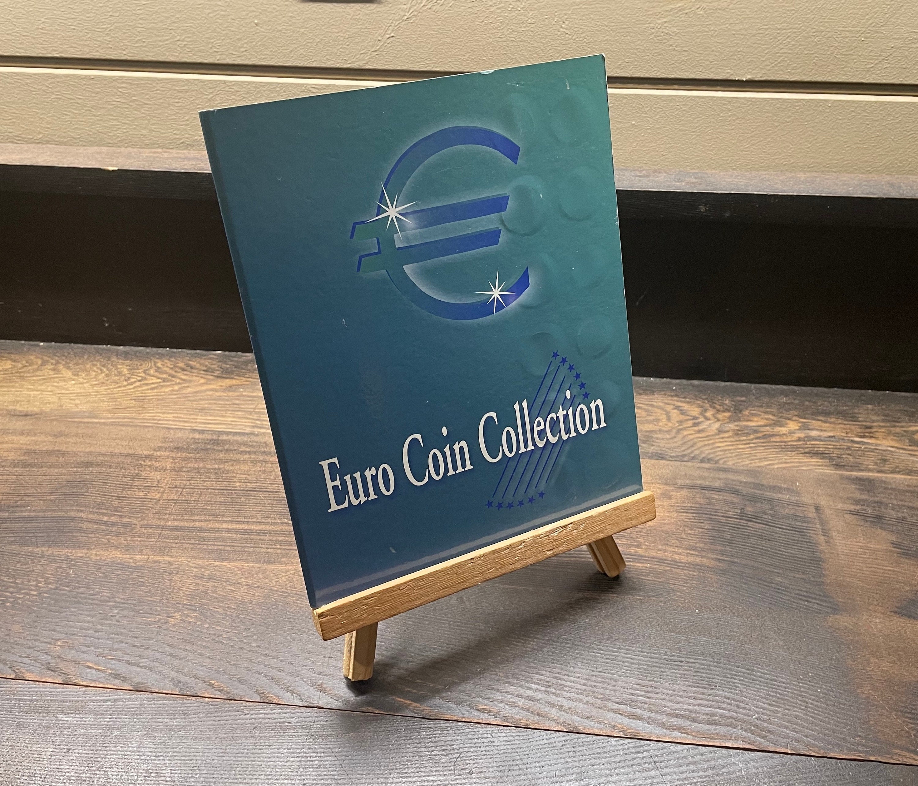Euro Coin Collection Set on Card // 12 Member Nations With