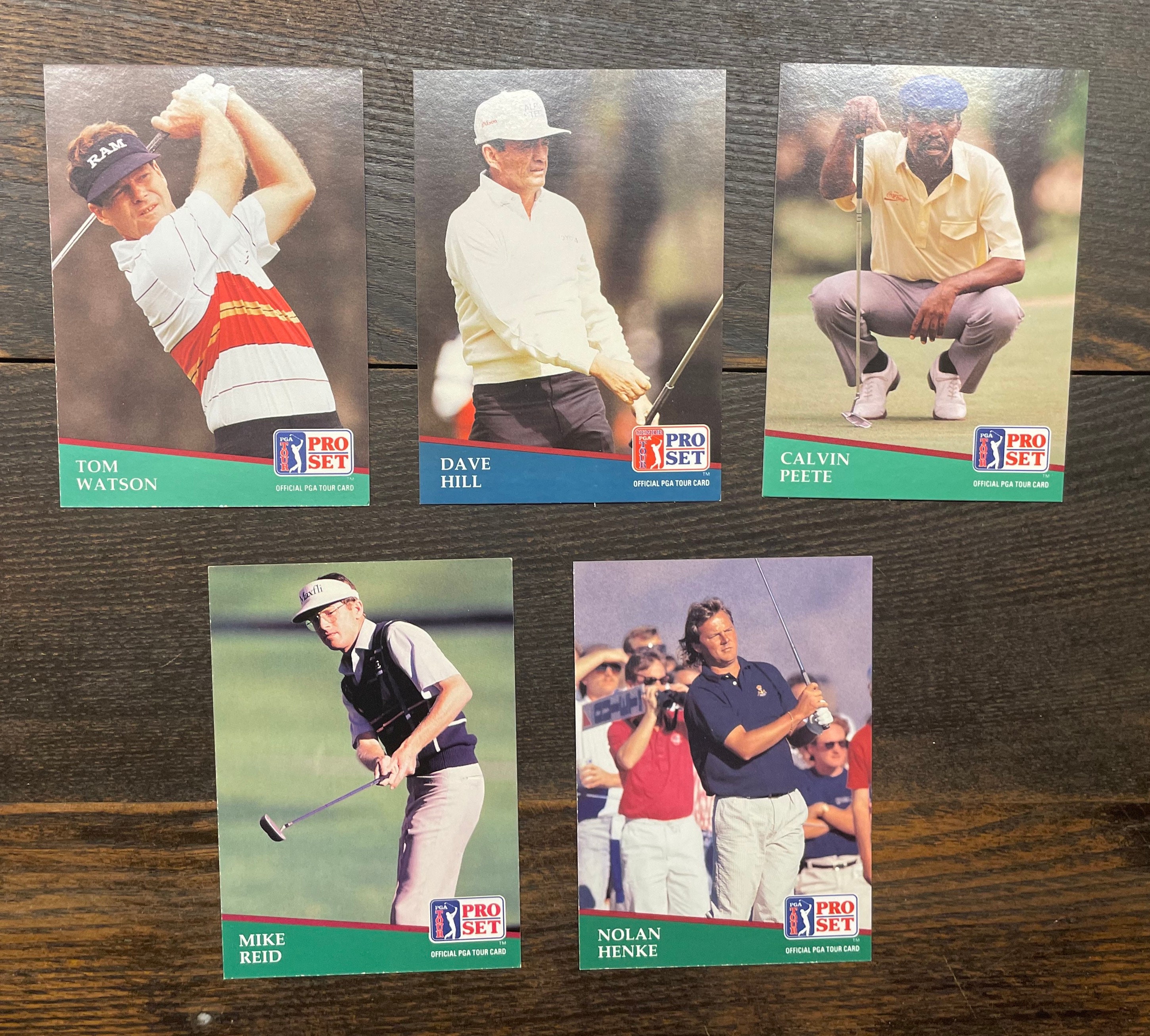 pro set golf tour cards