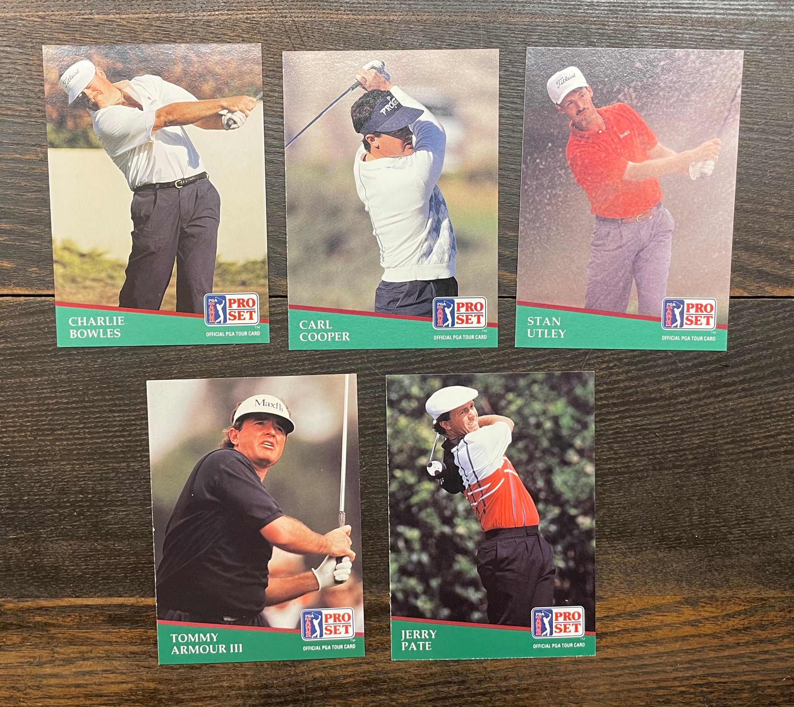 pro set golf tour cards