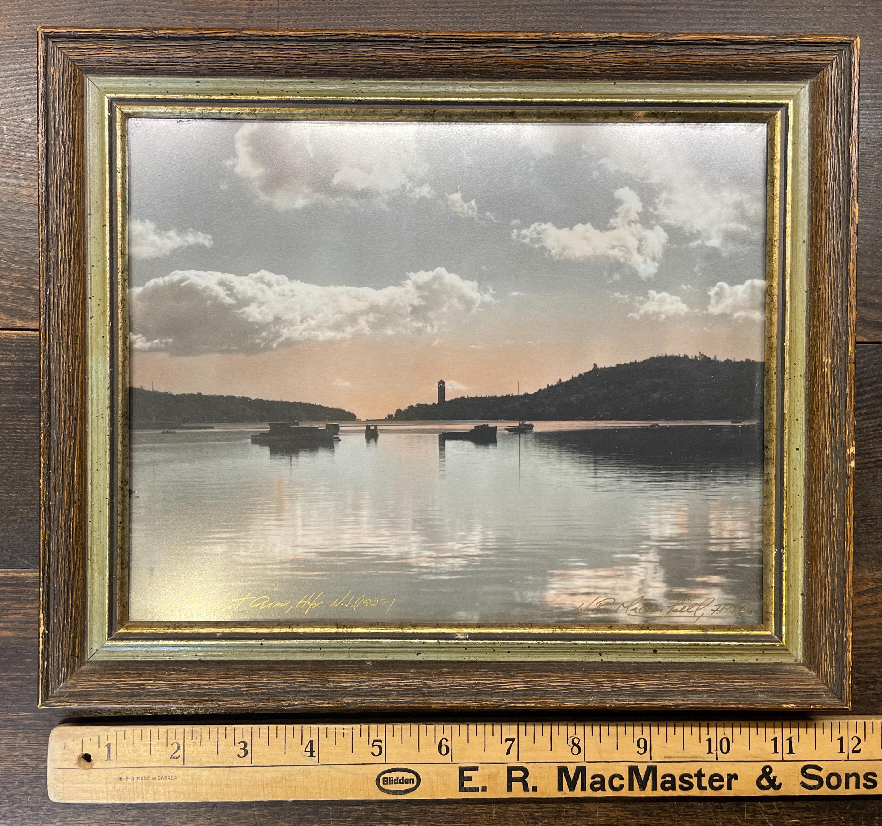 W.R. Macaskill Signed Photograph // Northwest Arm, Halifax, NS