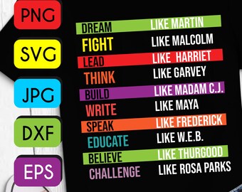 Download Dream Like Martin Svg Etsy