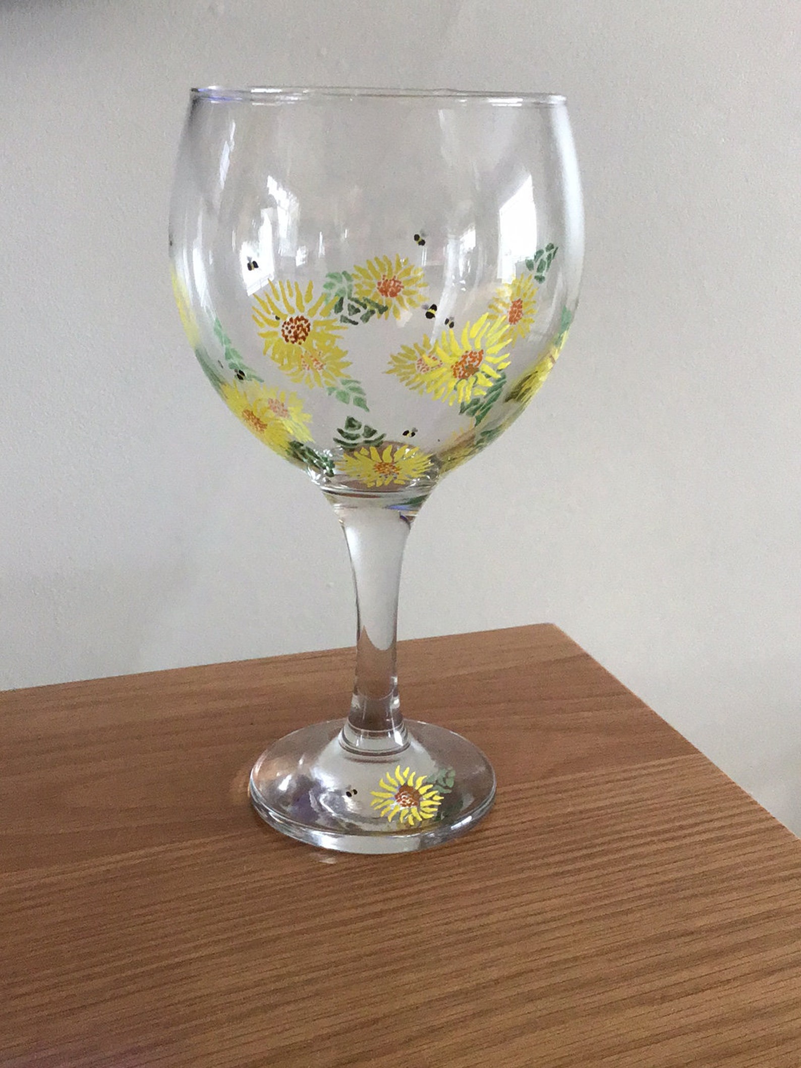 upcycled gin glasses