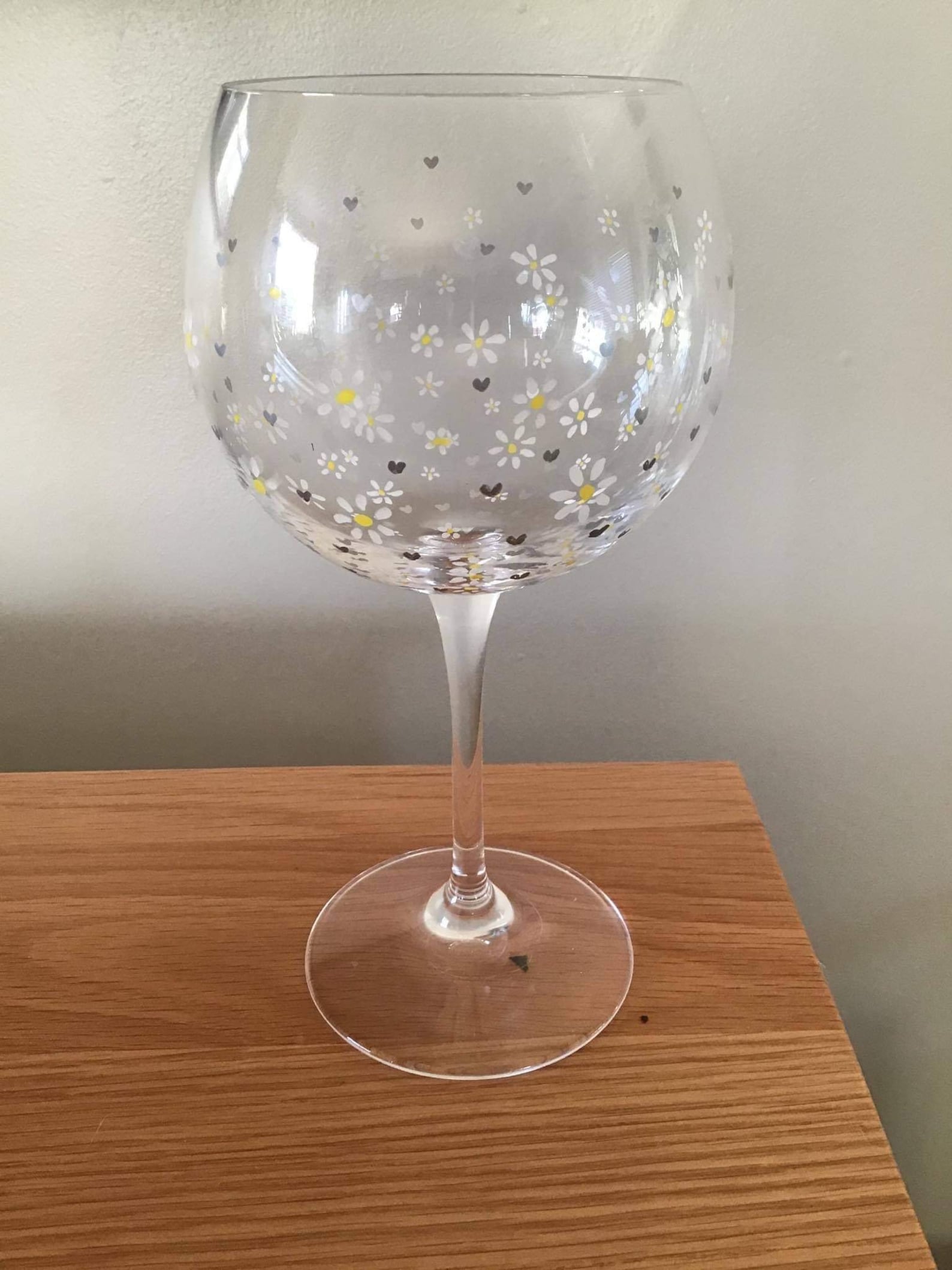 upcycled gin glasses
