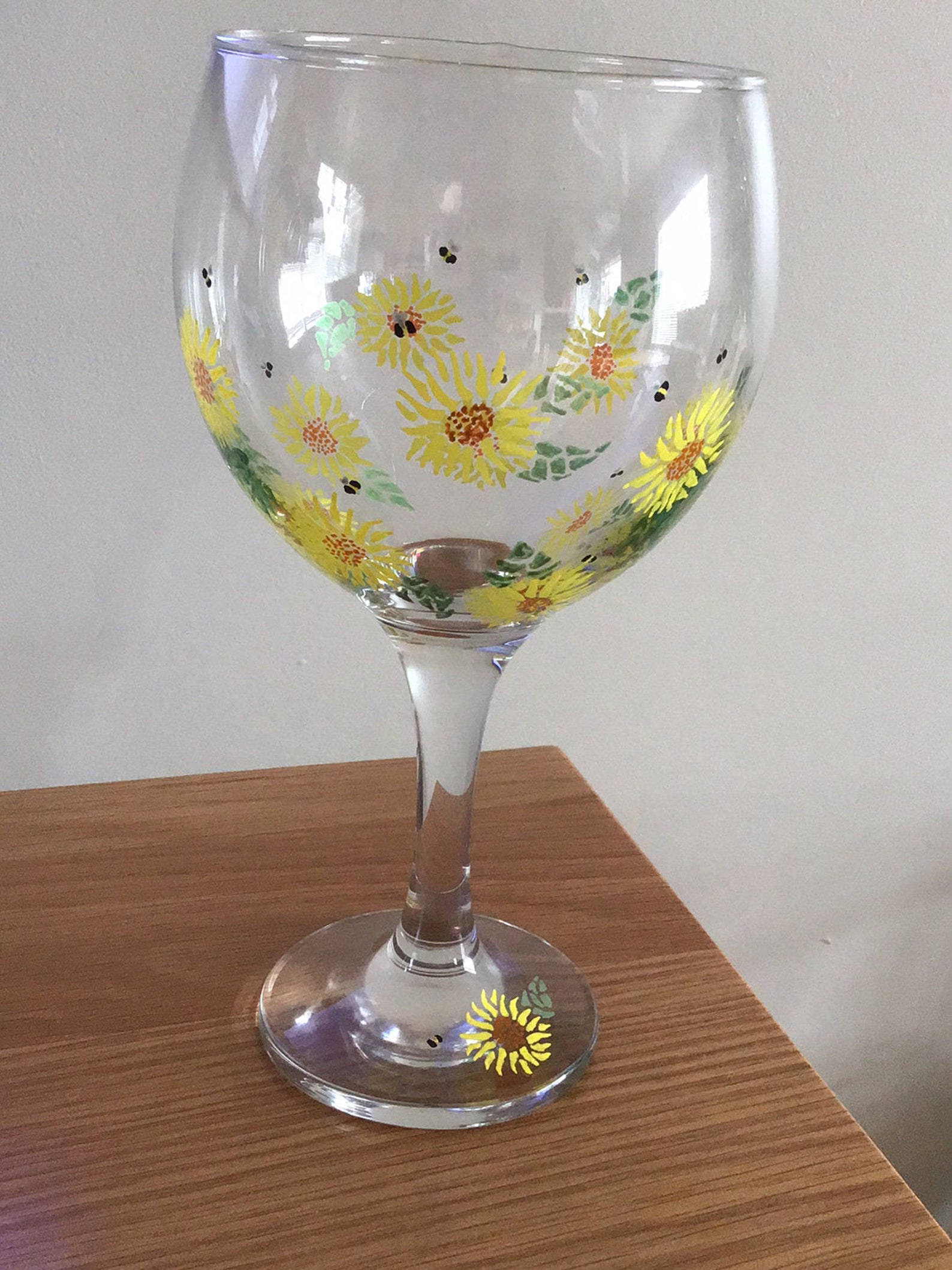upcycled gin glasses