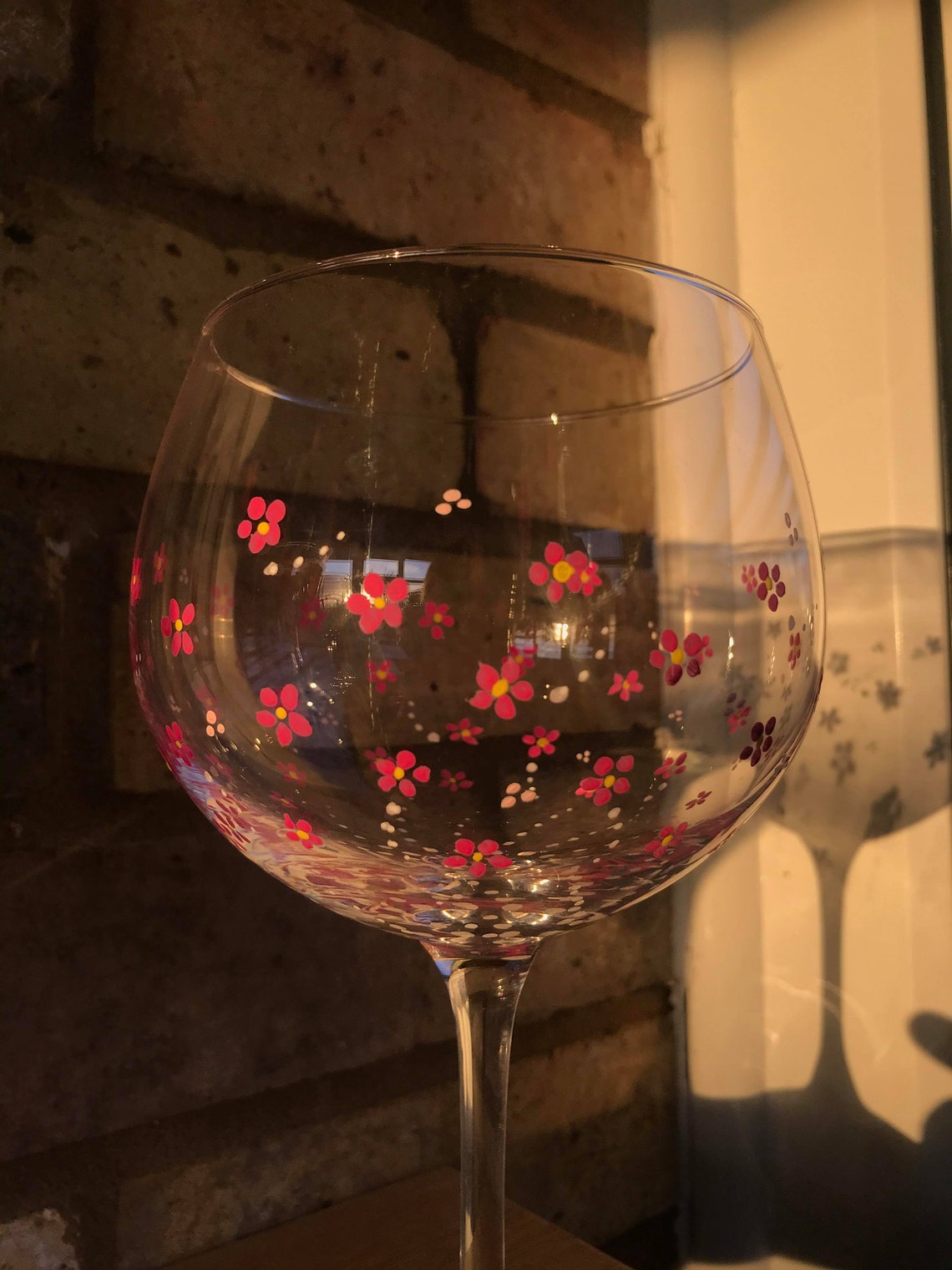 upcycled gin glasses