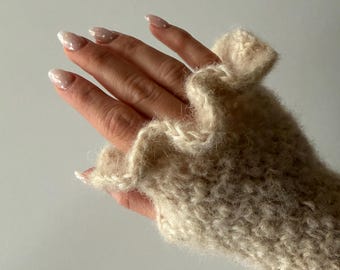 Pattern digitale per creare MANICOTTI invernali a uncinetto, guanti senza dita, fingerless gloves, muff/ITALIANO+ENGLISH, con video tutorial