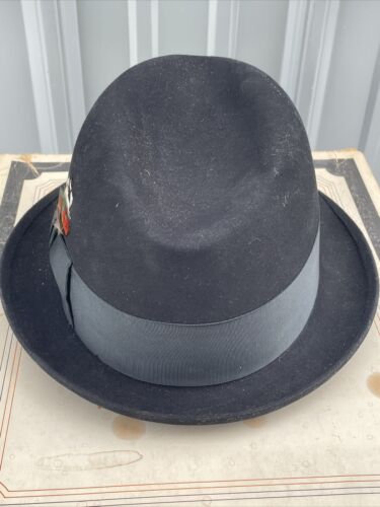 Royal Stetson Black Fedora Hoed Vintage Heren Zacht Vilt in | Etsy