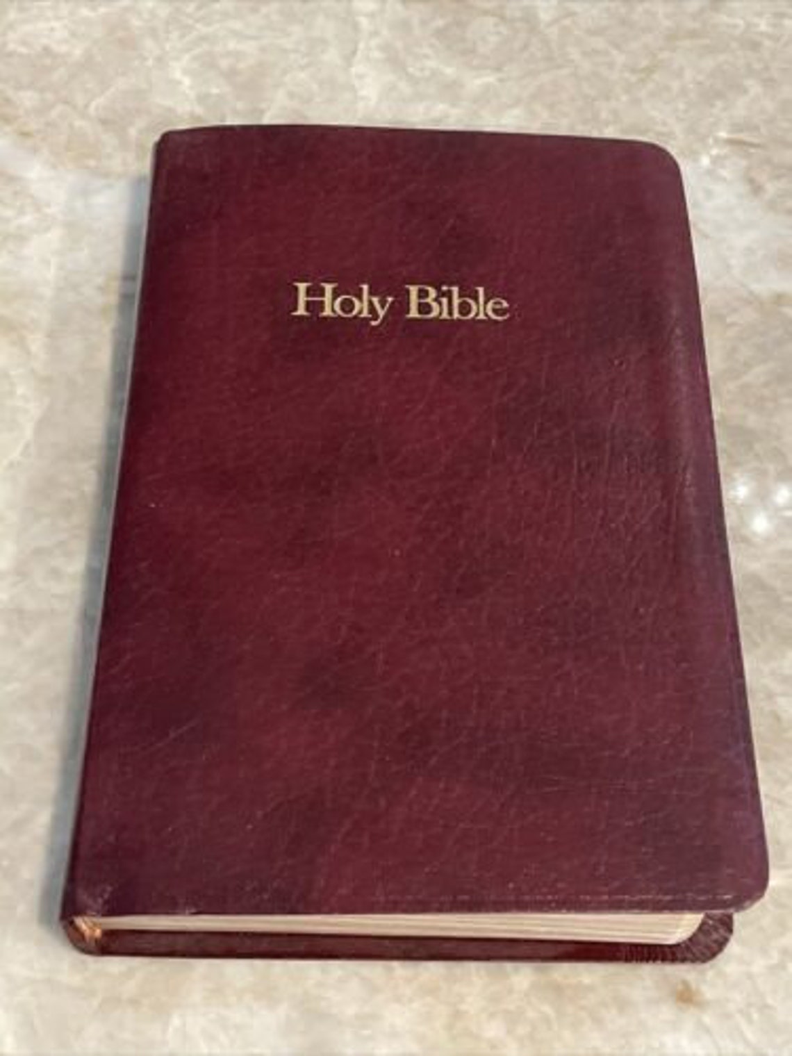 NAB New American Bible Catholic Edition Genuine Leather by | Etsy