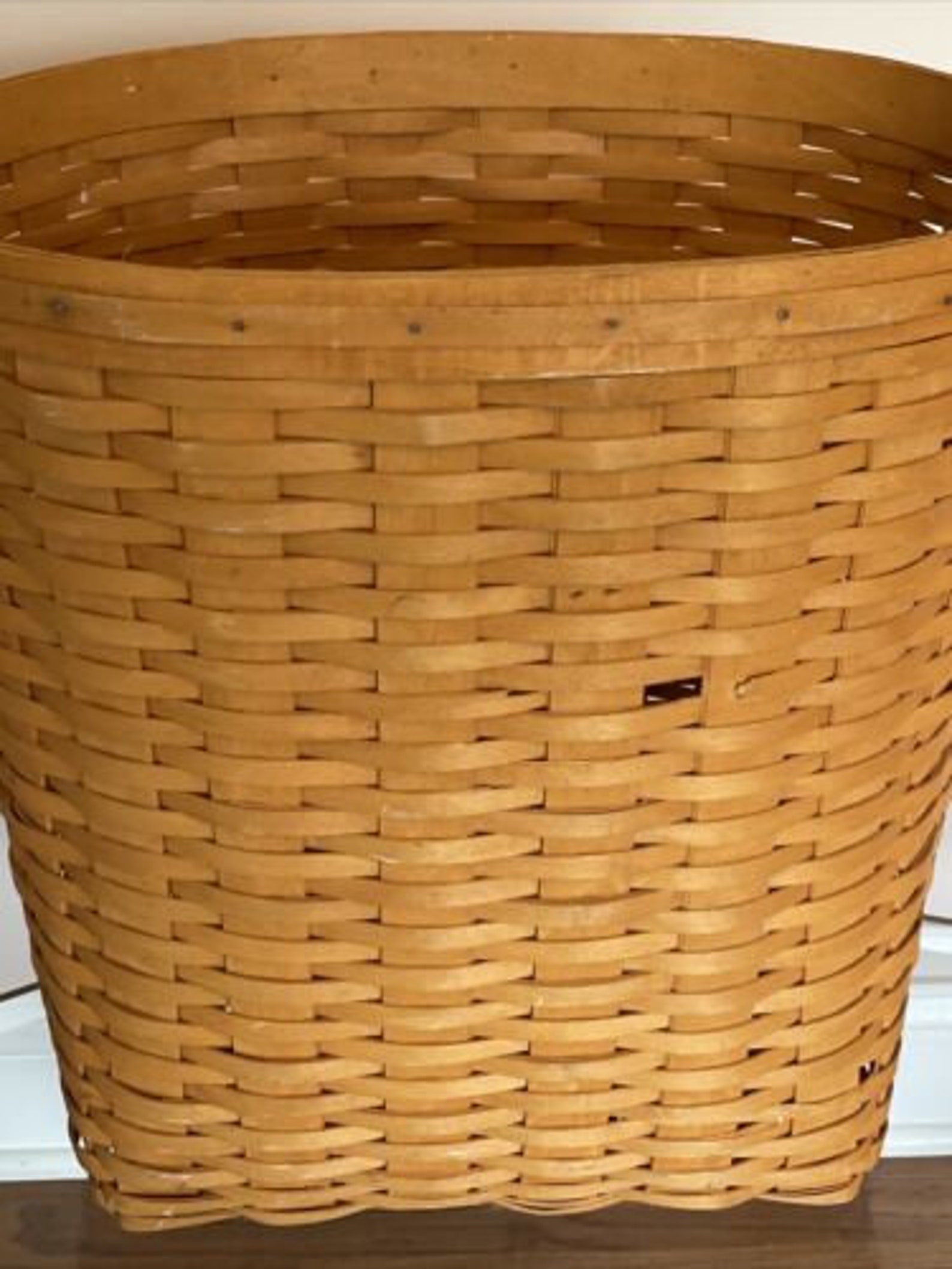 Longaberger Laundry Basket 2002 Hand Woven 16 X 16 X 13 Etsy