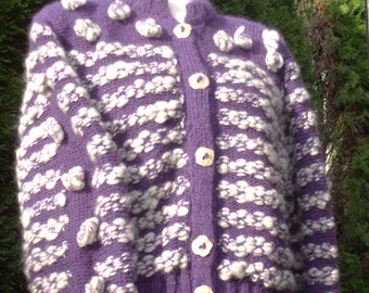 Folklorejacke aus Mohairwolle