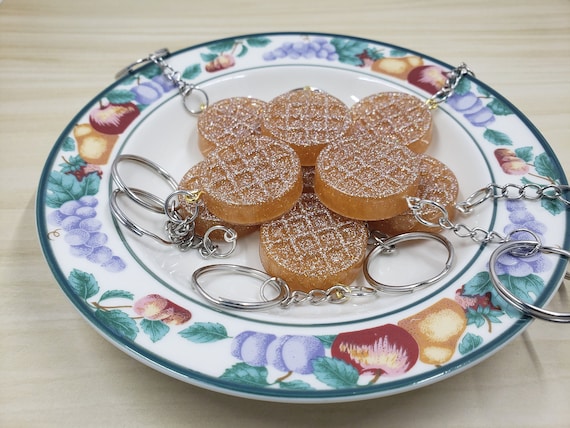 Waffle keychain shop