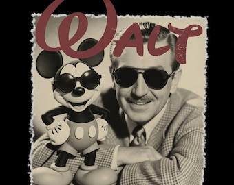 Walt Disney and Mickey Png, Happiest Place On Earth Png, Magic Kingdom Png
