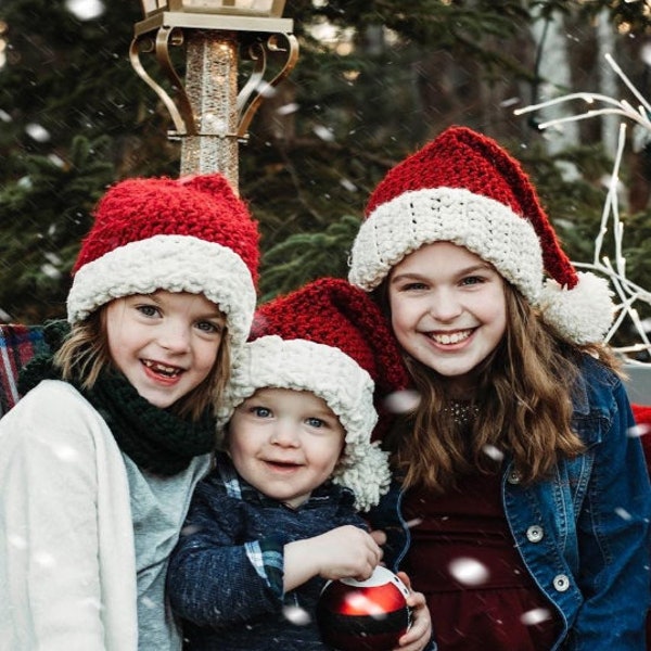 Santa Hats Pattern - Etsy