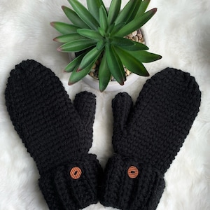 Mitones de crochet para mujer, ropa de invierno para mujer, accesorios de invierno para ella, regalos de otoño para adolescentes, calcetines navideños para adultos.