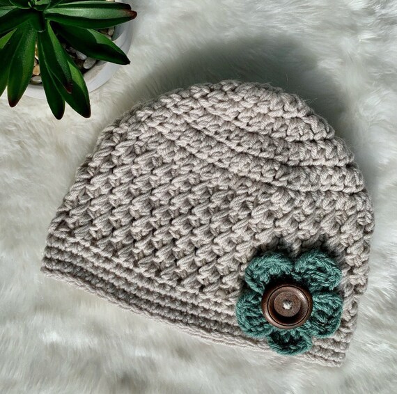 Crochet Winter Hat for Women, Cozy Gift for Her, Stocking 