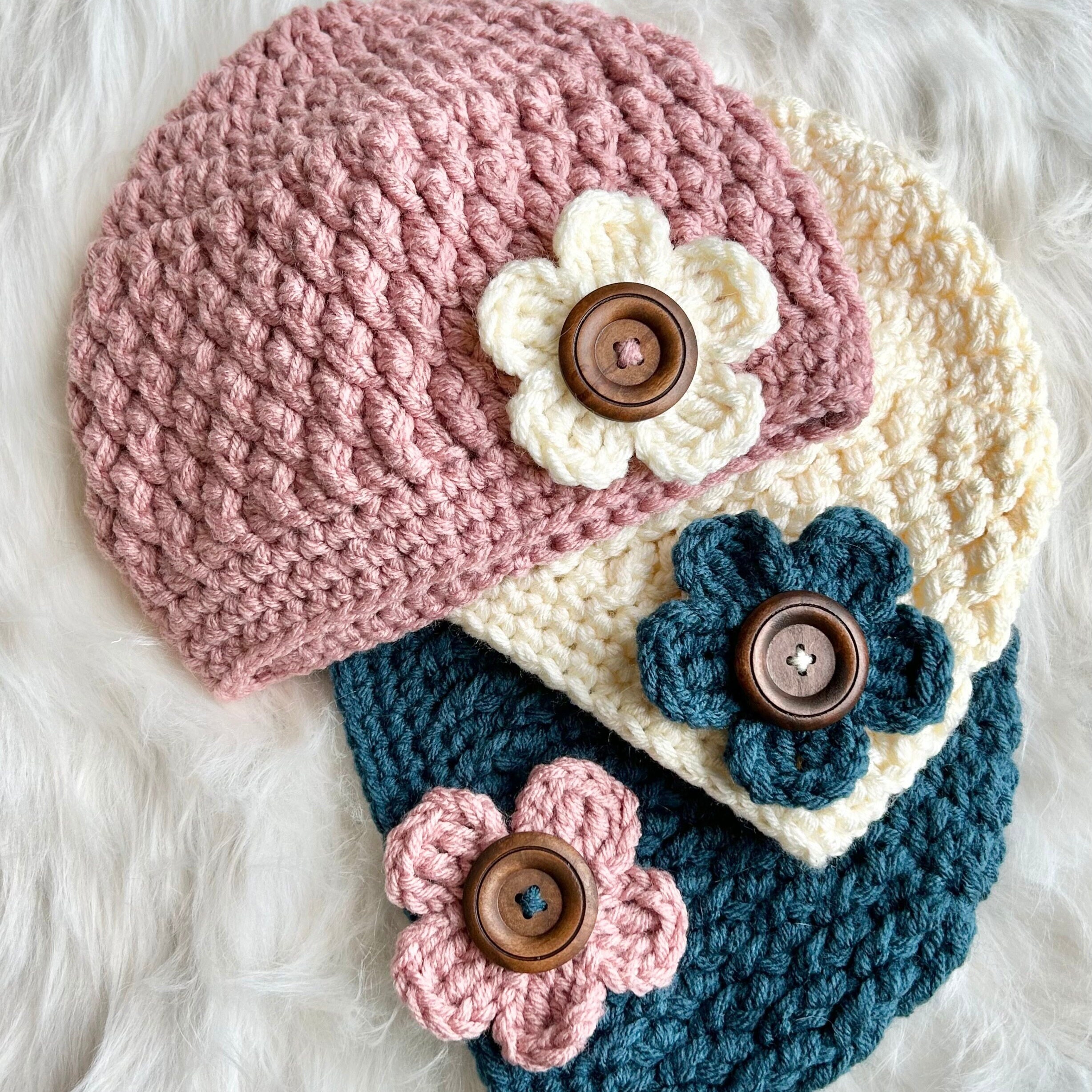 Crochet Chemo Hat Pattern, Easy Crochet Beanie Pattern, Crochet