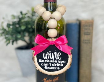 Wine Bottle Accessories, Gifts for Wine Lover, Hostess Gift for Thanksgiving, Wine Bottle Charm, Funny Wine Gift for Her, Gift for friends