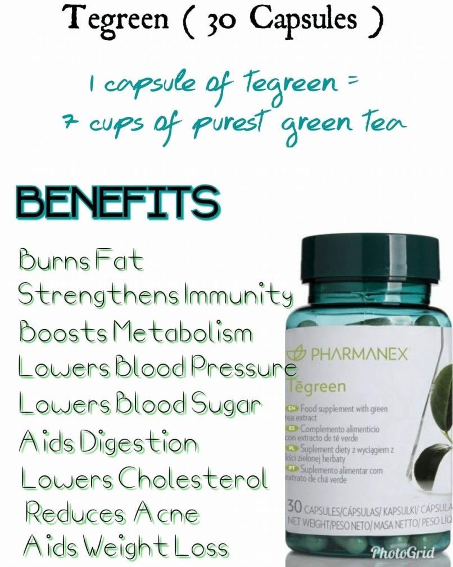 Pharmanex Tea Green 97 Etsy