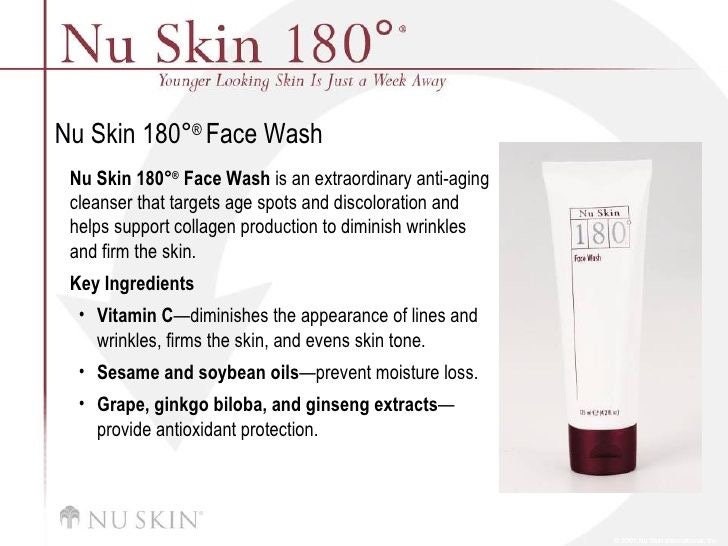 Nu skin 180 face wash deals