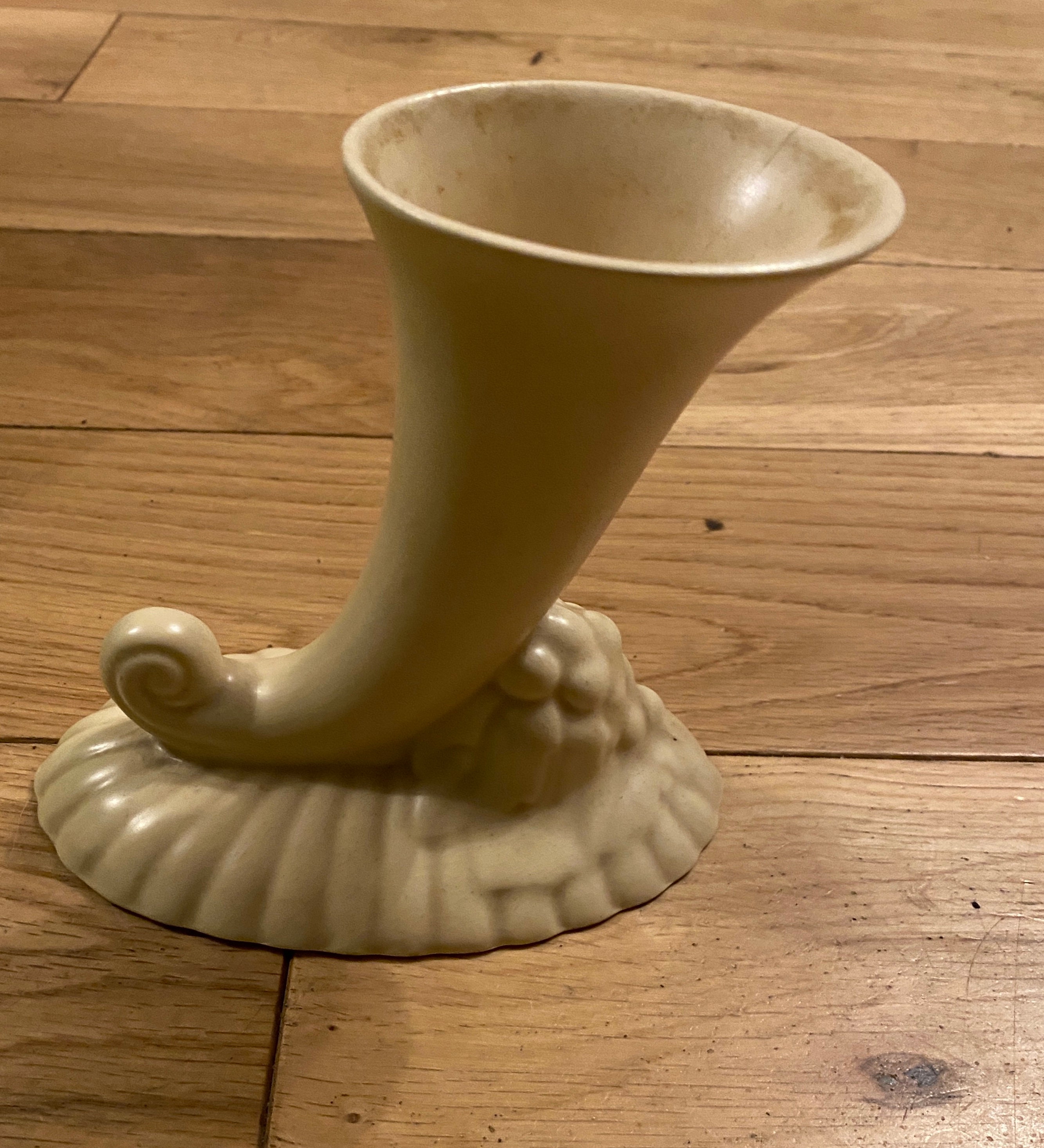 Grays Pottery Horn Vase/ Ornament Etsy UK