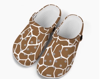 Clogs for Kids Childrens Slip On Style Shoes Girls Clog Sandals Birthday Gift for Child Giraffe