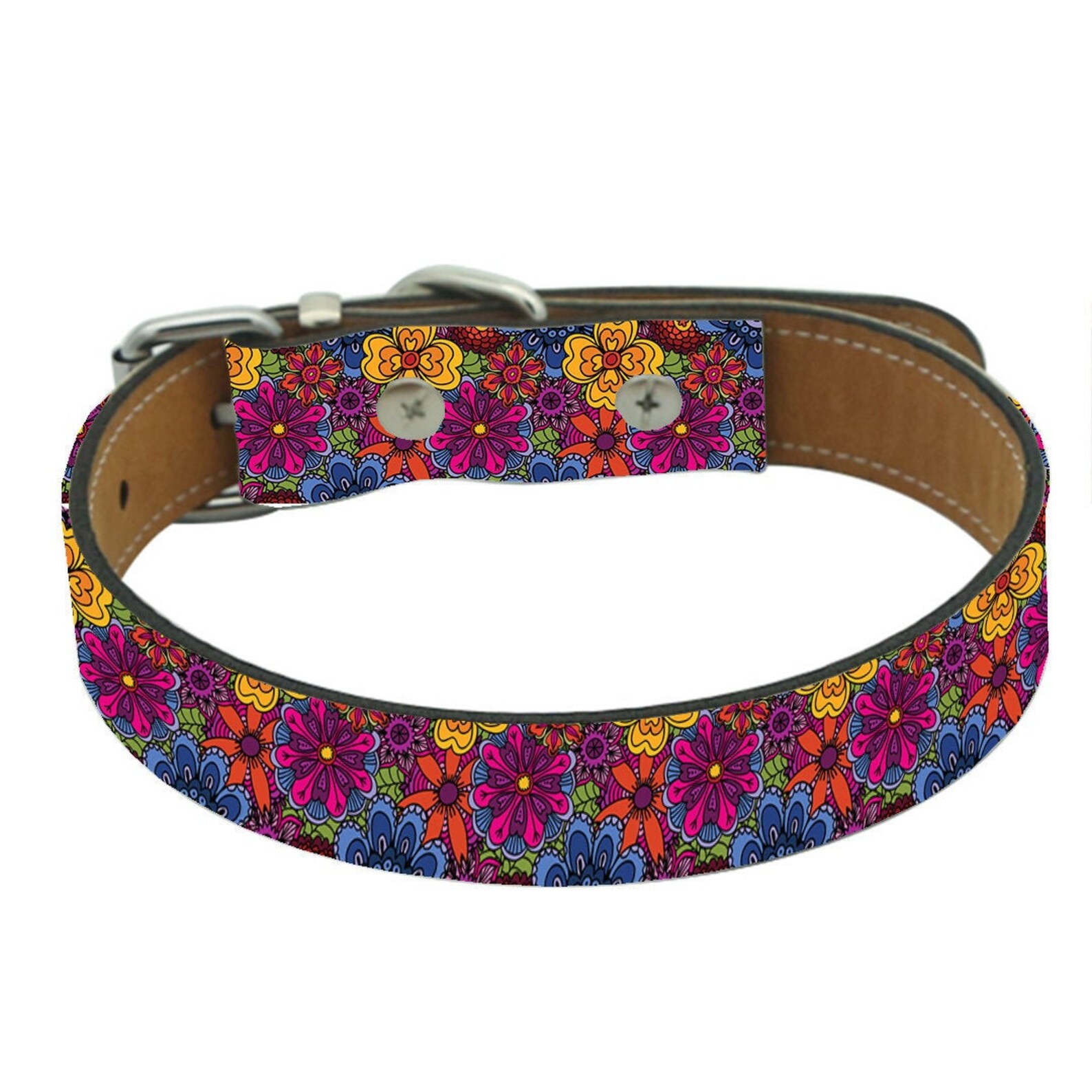 Dog Collar Faux Leather Cute Girl / Boy Collars Small Dog Etsy